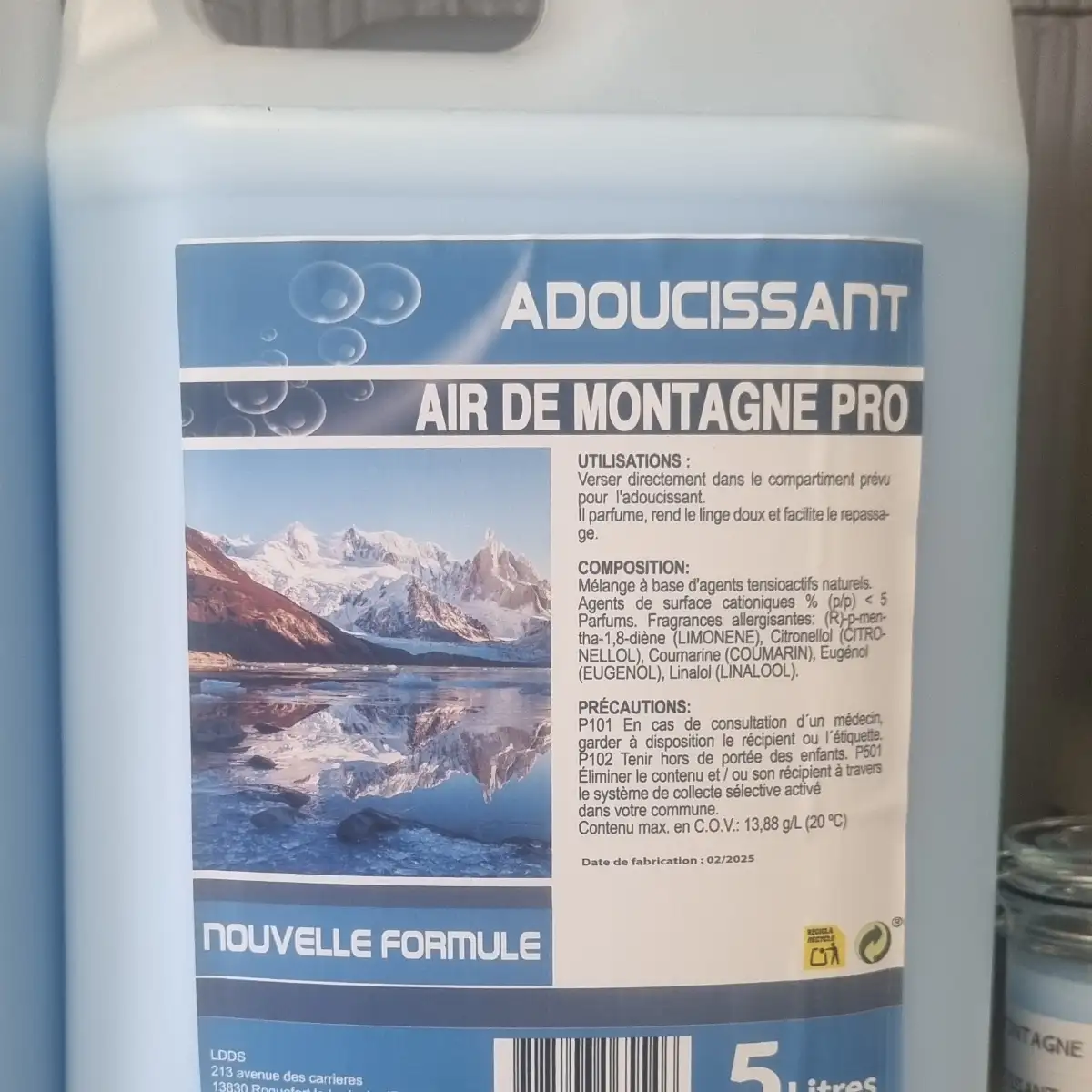 Adoucissant air de montage