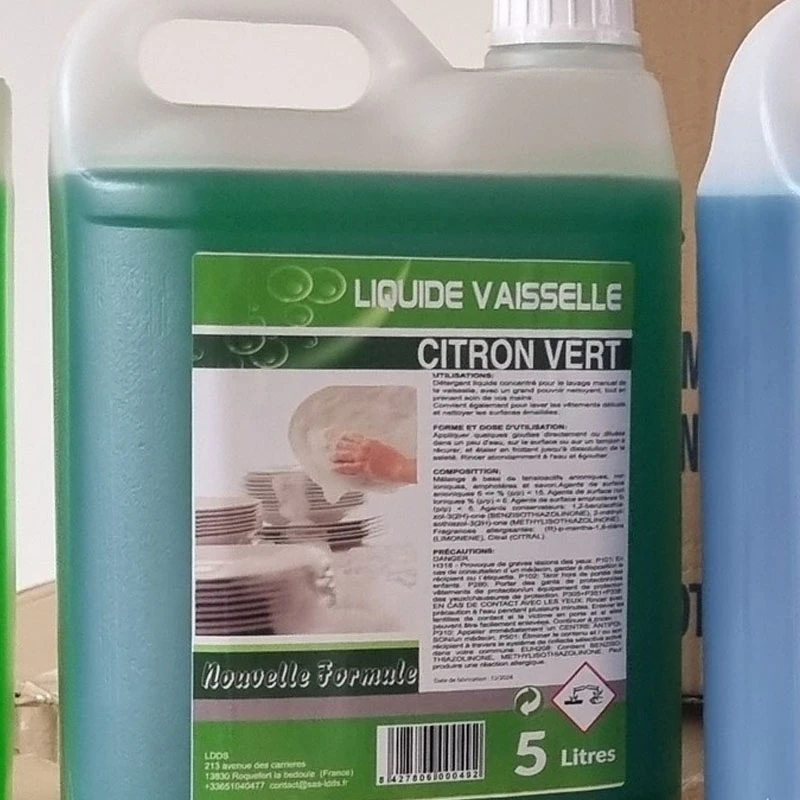 Liquide vaisselle citron vert