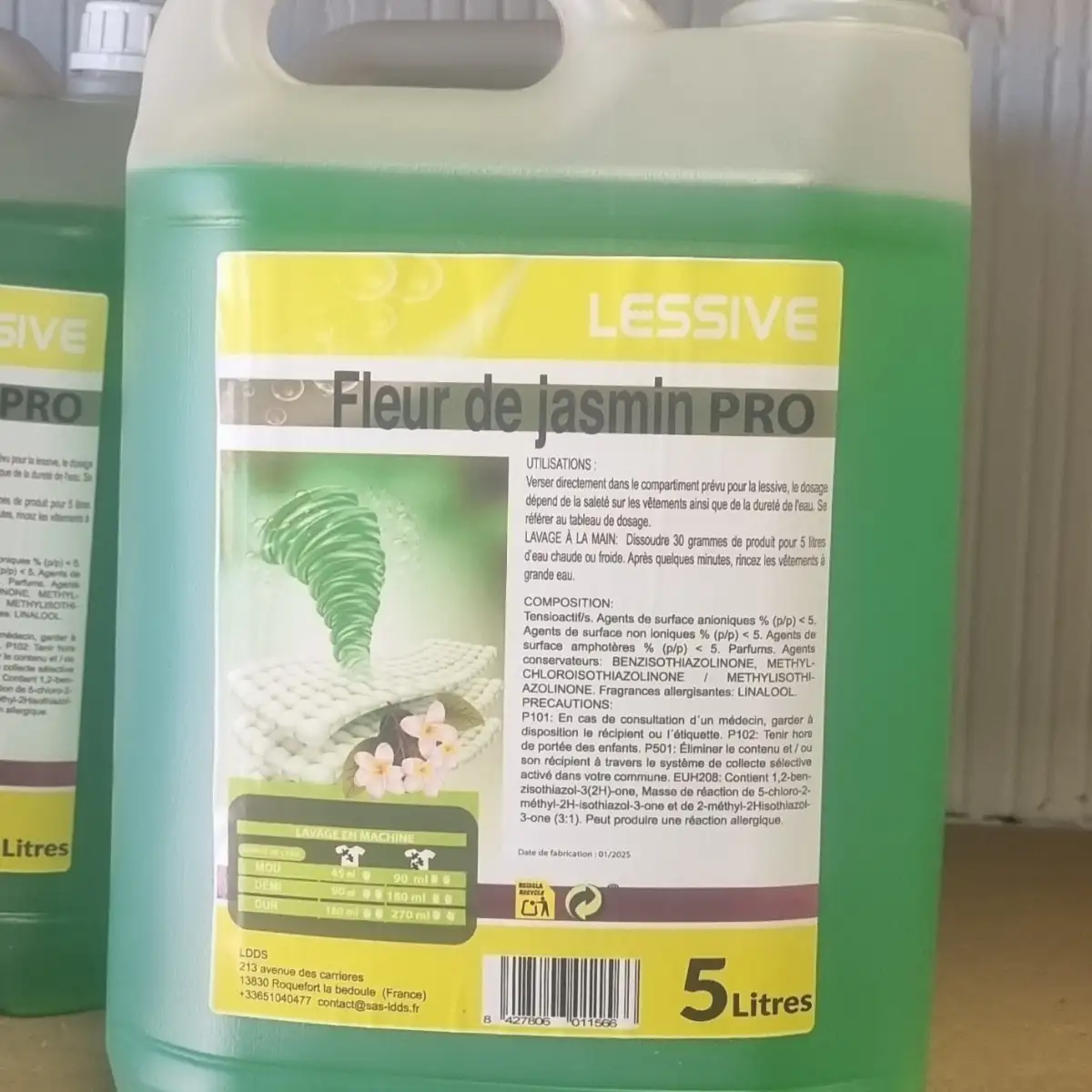 Lessive Fleur de Jasmin 5L
